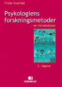 Svartdal, Psykologiens forskningsmetoder (2. utgave)